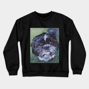 Shih Tzu Fine Art Painting Crewneck Sweatshirt